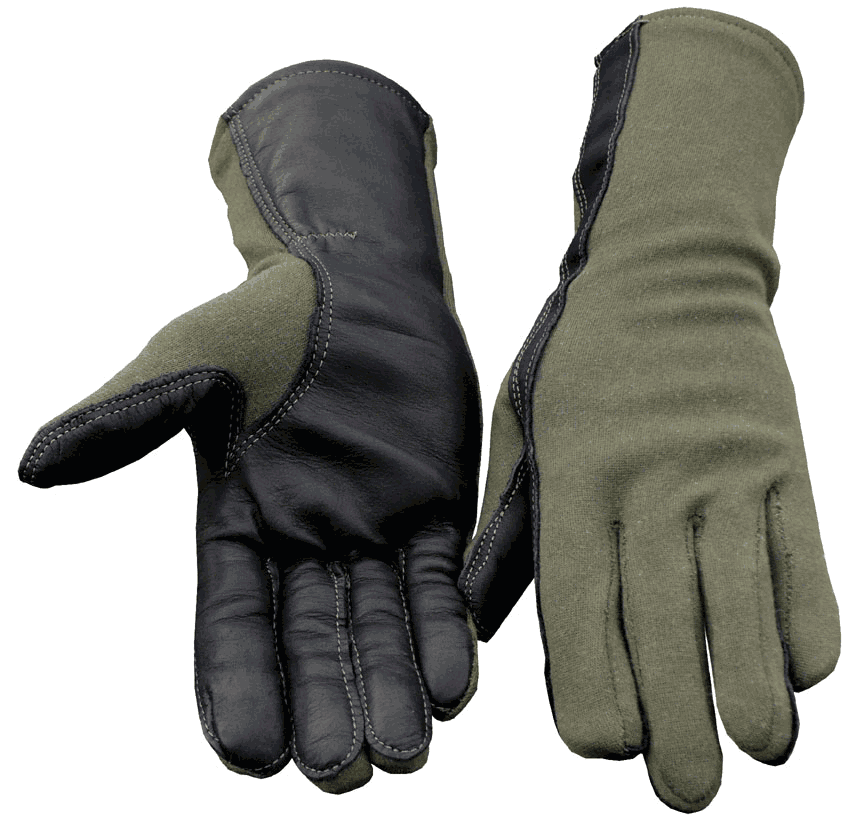 Rubber Gloves cold weather winter gloves white parade gloves